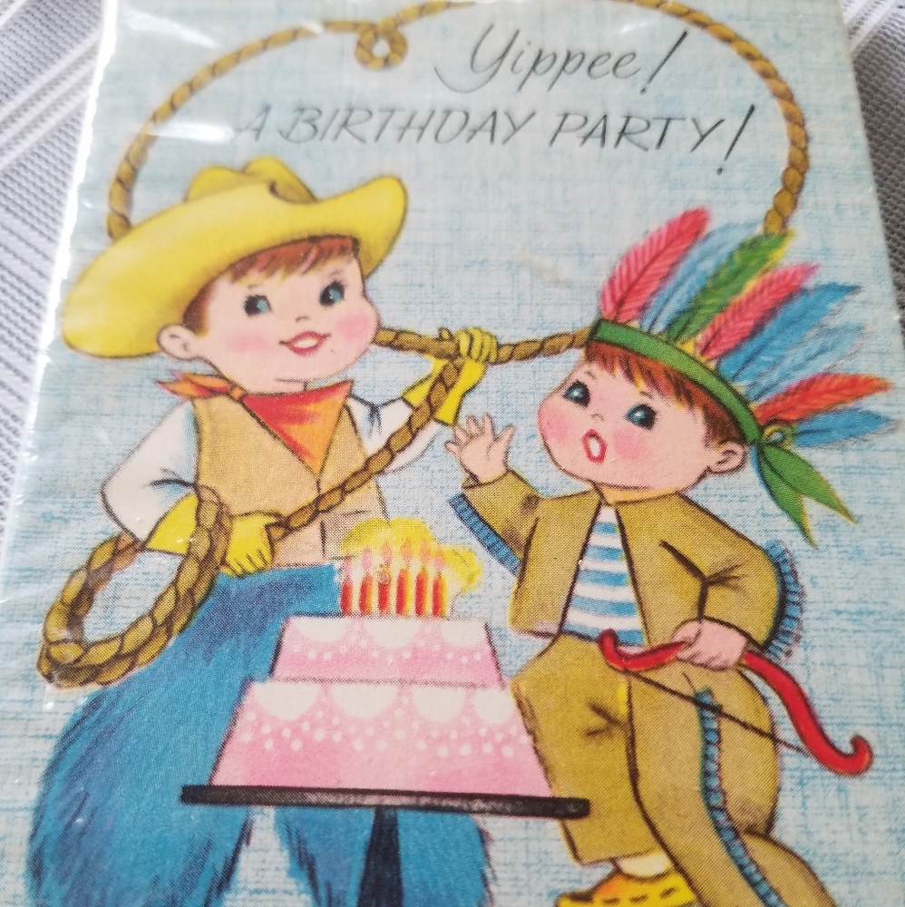 Vintage Rust Craft Kids Birthday Party Invitations